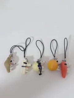 非売品　ペプシ　ネックス スヌーピー ストラップ 5個セット
