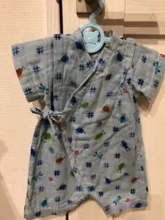 ミキハウス　甚平ロンパース50〜60センチ　匿名配送