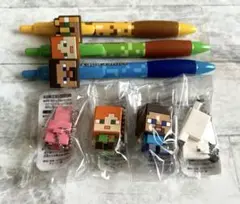マインクラフト ラバぷちフィギュア キーホルダー　セット
