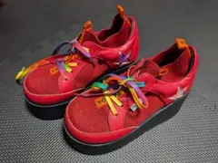 yosuke 厚底スニーカー レッド 23.0