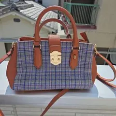 チェック柄ハンドバッグ　Samantha VEGA