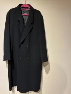 放出！RARO men's ヴィンテージ ダブルロングコート ラムウール混 LL
