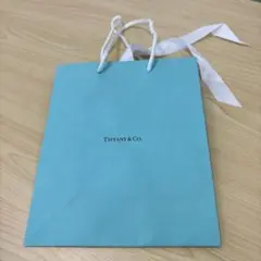 Tiffany & Co. ショップ袋 中型 ライトブルー