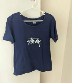 Stussy ネイビー ロゴ Tシャツ 半袖のサムネイル