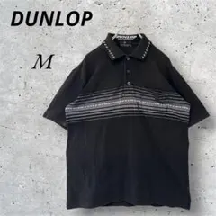 ダンロップ 半袖ポロシャツ オシャレ シンプル レトロ 古着 春夏秋 ゴルフ