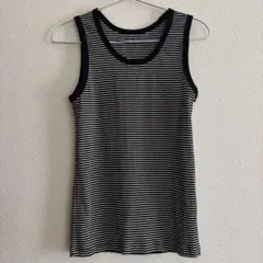 無印良品　ストレッチリブ編みタンクトップ