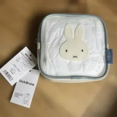 miffy BRUNA BICOLOR MESH スクエアポーチ アイボリーのサムネイル