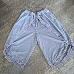 ガウチョパンツ レース