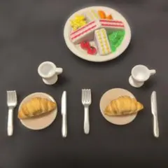 シルバニアファミリー ミニチュア 食事セット 10点