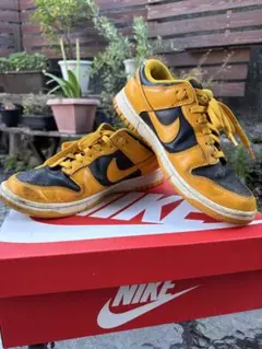Nike Dunk Low Yellow MaroonNIKEの箱付き - メルカリ