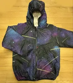 OJICO オジコ ドクターイエローと宇宙柄フード付きジャケット 両面着れる！