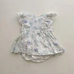 アプレレクール 花柄ロンパース