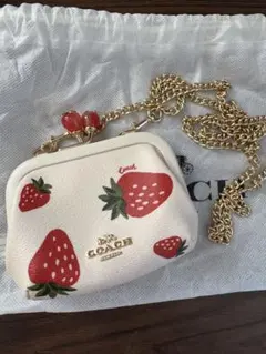 ☆美品☆ 希少 COACH コーチ 新品未使用 イチゴ 苺 ショルダーバッグ