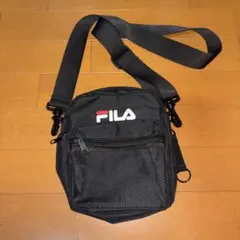FILA ブラック ショルダーバッグ