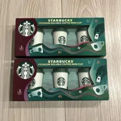 【２箱セット】 STARBUCKS プレミアムソリュブルコーヒーミニカップ