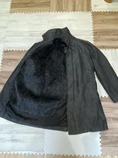 COMME CA ISM ダークグレー ストライプジャケット M