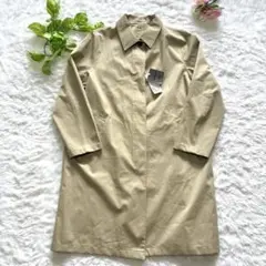 新品・タグ付・XXL✨ユニクロ　ブロックテックステンカラーコート　ベージュ