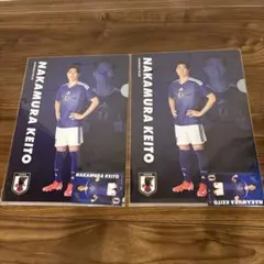 中村敬斗 サッカー日本代表 アクスタ クリアファイルセット一番くじ 一番くじサッカー日本代表中村敬斗 アクスタクリアファイルセット2セット