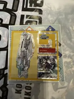 【匿名】ヒロアカ原画展 アクリルXフィギュアコレクション ホークス ヒロアカ展