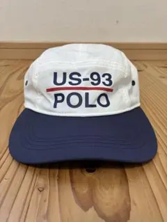 POLO US-93 キャップ ホワイト/ネイビー