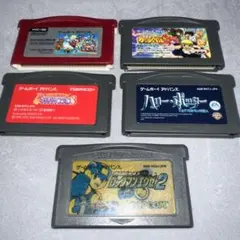 ゲームボーイアドバンス ソフト 4本セット 読み込み未確認 ジャンク品