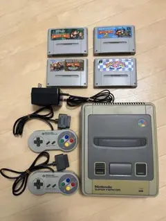 ニンテンドー　スーパーファミコン　本体カセットセット　動作確認済み　任天堂