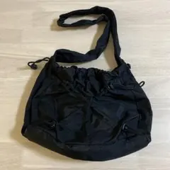 ナイロンドローストリングショルダーバッグ
