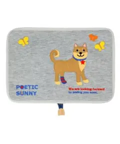 POETIC SUNNY 　柴犬　刺繍マルチケース