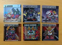 わ*ん様 元祖SDガンダムスナックⅡ シール６枚
