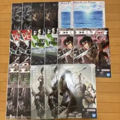 一番くじ 進撃の巨人 獣の巨人は俺が仕留める～ F賞 クリアポスター ９種17点