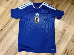 adidas サッカー日本代表 ユニフォーム レプリカLサイズ　中古のサムネイル