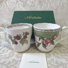 Noritake ♣︎ ロイヤルオーチャード　絵変わりマグペアセット