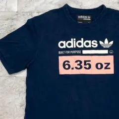アディダスオリジナルス　Tシャツ　ネイビー　メンズ　L　半袖　トレフォイルロゴ