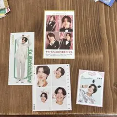 松島聡 ハッピー4カット 推しお守り 推しおり 証明写真 セット