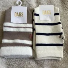 【新品】DAKS5本指ソックス2足セット