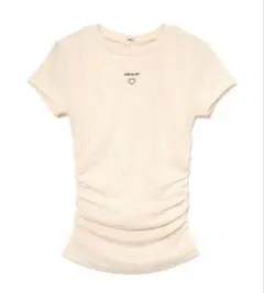 andmary トップス アイボリー　新品未使用品 ANDMARY】Lindsay logo tops