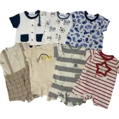 ロンパース＊7点セット＊男の子＊まとめ売り＊半袖
