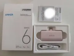 anker モバイルバッテリー series6 ピンク