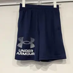 【UNDER ARMOUR 】ネイビー ハーフパンツ140size