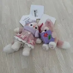 リーナベル ぬいぐるみバッジ とチャームの2点セット