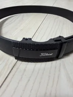 Titleist ゴルフ ブラック キーリットベルト スライドベルト 無段階調整