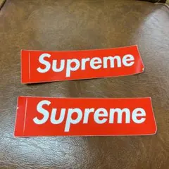 Supremeステッカー2枚 正規品 - メルカリ