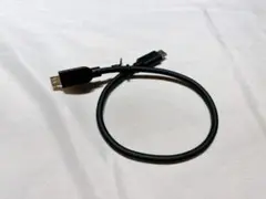 TYPE-C Micro-Bケーブル 0.3M 5ピン マイクロ ブラック