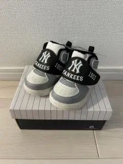 Yankees スニーカー 14.0cm グレー/ホワイト