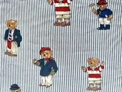 ポロラルフローレン　ダブル　ポロベア　ボックスシーツ　廃盤