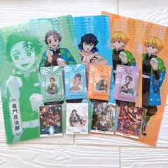 鬼滅の刃 ファイル キーホルダー ステッカー セット ファミリーマート