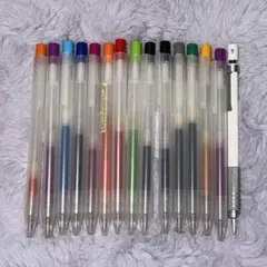 【無印良品】さらさら描けるゲルインキボールペンノック式　0.5mm シャーペン