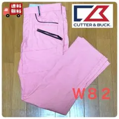 ⛳カッターアンドバック　ゴルフ　Ｗ８２　カーゴパンツ　ロングパンツ　赤　k21のサムネイル