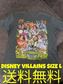 m*i様 海外限定 Disney ディズニー ヴィランズ Tシャツ グレー L