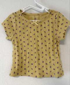 新品GAPベビー針抜き花柄Tシャツ　80サイズ